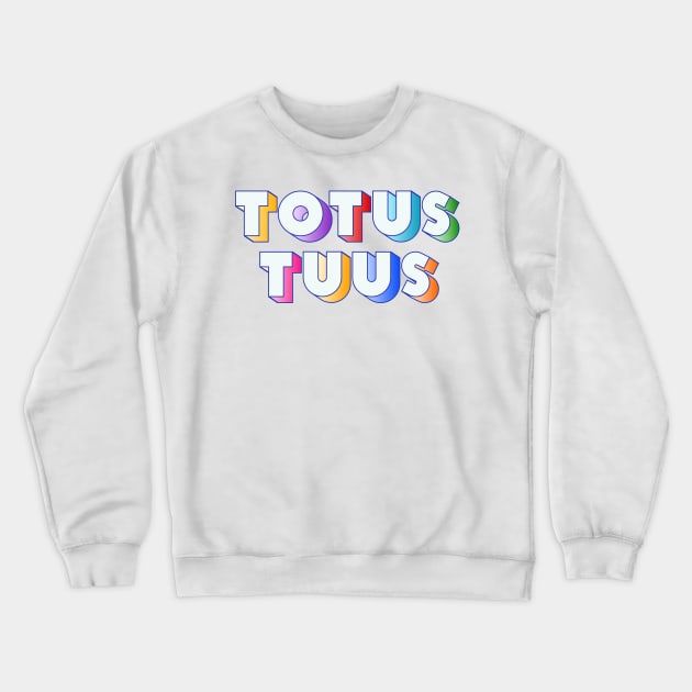 Totus Tuus Catholic Pope John Paul II Crewneck Sweatshirt by oskibunde